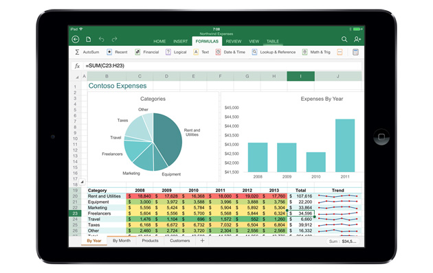 Microsoft Office on the iPad